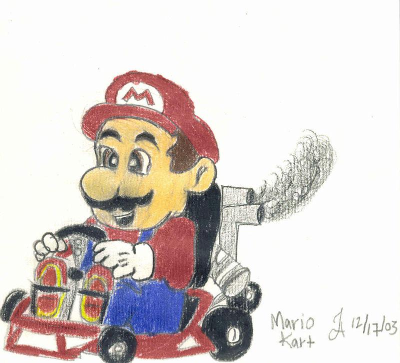 Beep Beep out of my way i am Mario