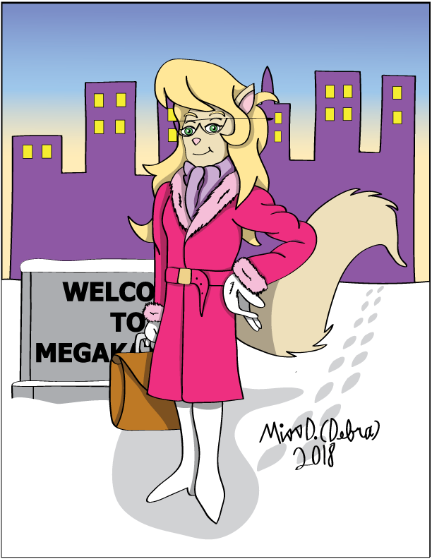 Callie Briggs in Snowy Megakat City