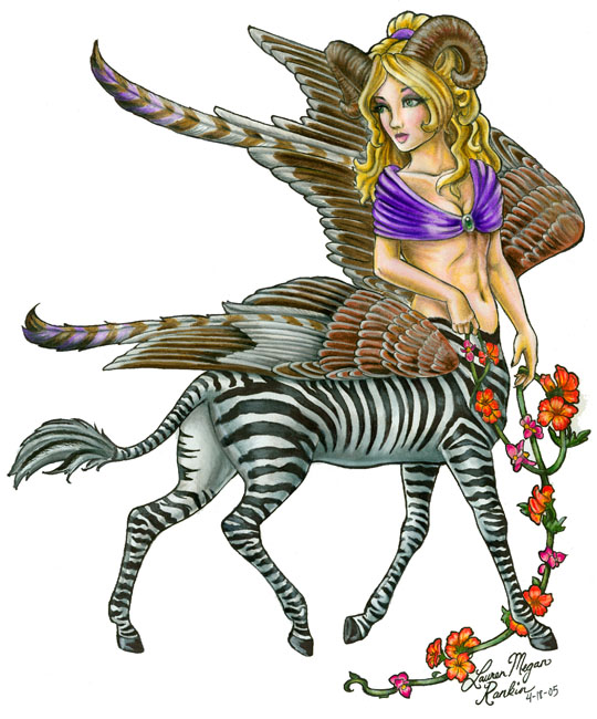 Winged Zebra-Centaur