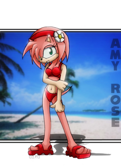 Beach Babe Amy Rose