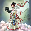 Moon Goddess Chang'E Dancing