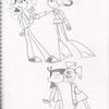A cupple Sheldon & Jenny Sketches