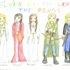 Elves of the Lord of the Rings Colored