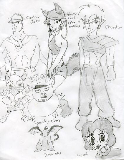 Drawn Together Cast (Mascenic Version)