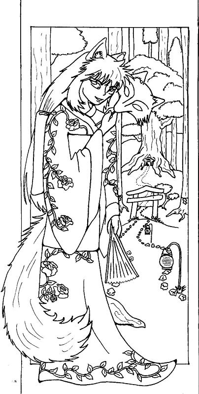 Kitsune in Cypress Forest
