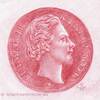 Ludwig II. on coin