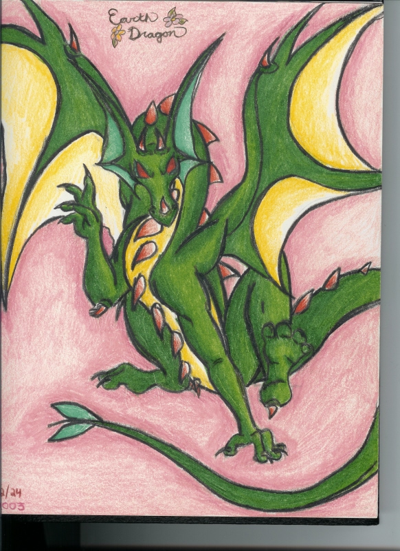 Leora, dragon of land a rock