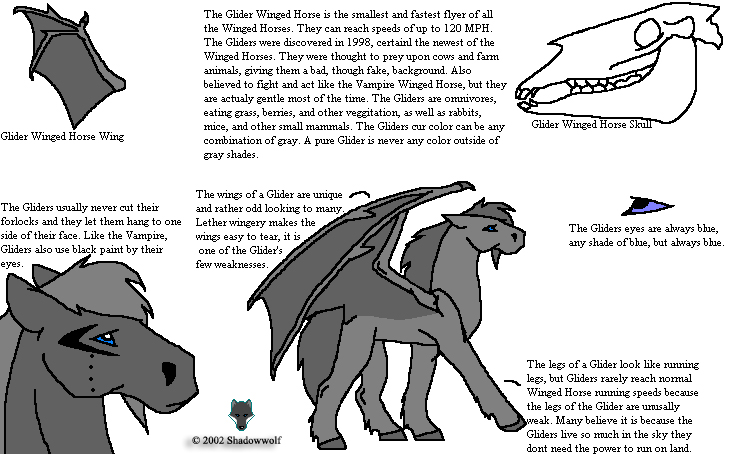 Glider Wined Horse Style Sheet