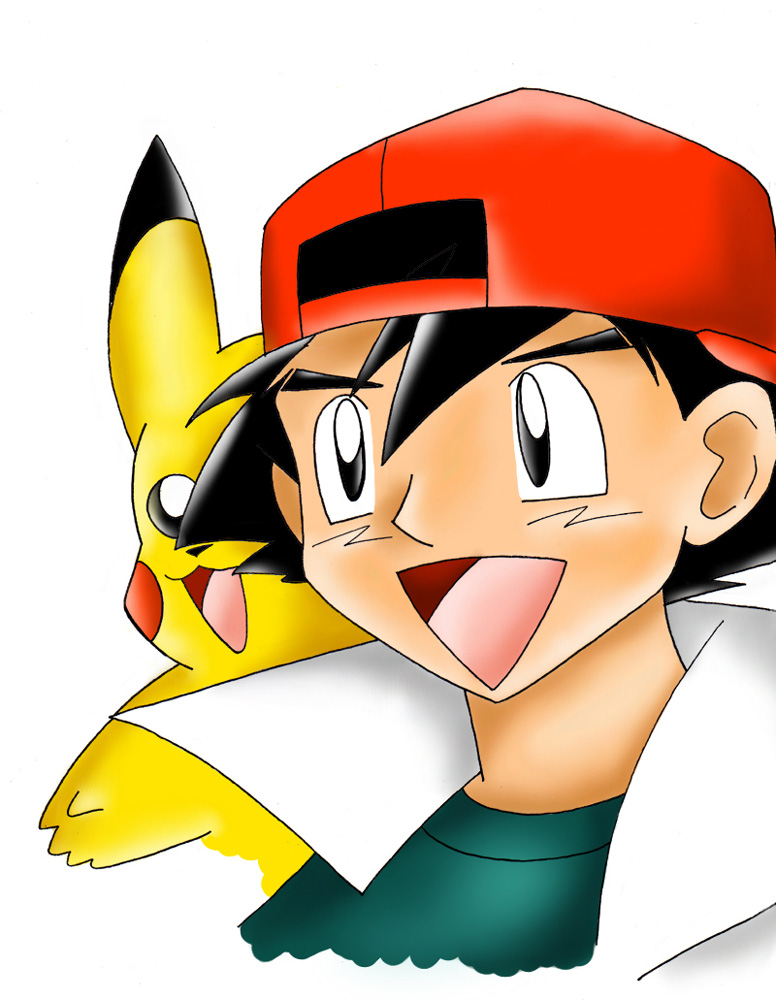 Ash with Pikachu
