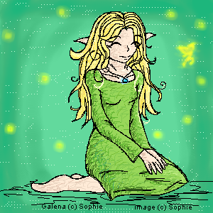 Galena, fairy and some fireflies.