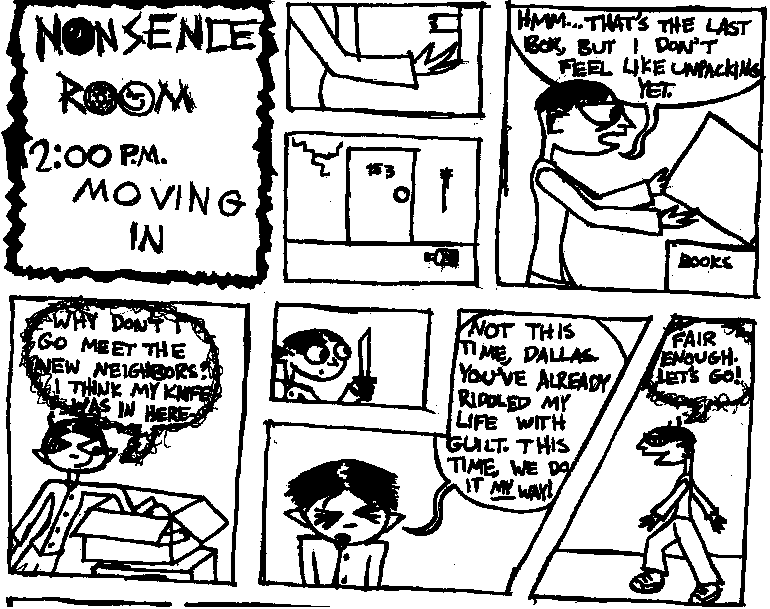 Nonsense Room, Moving In pg. 1