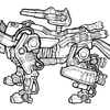 Zoid Line Drawing