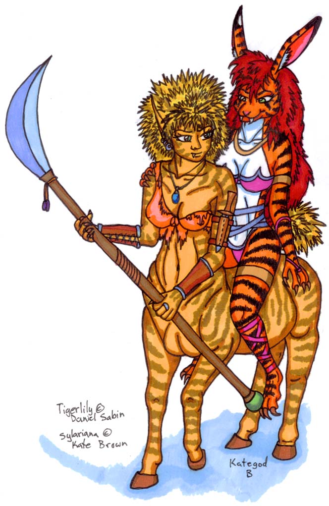 Tigerlily and Sylariana
