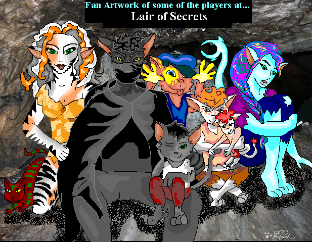 Players at Lair of Secrets