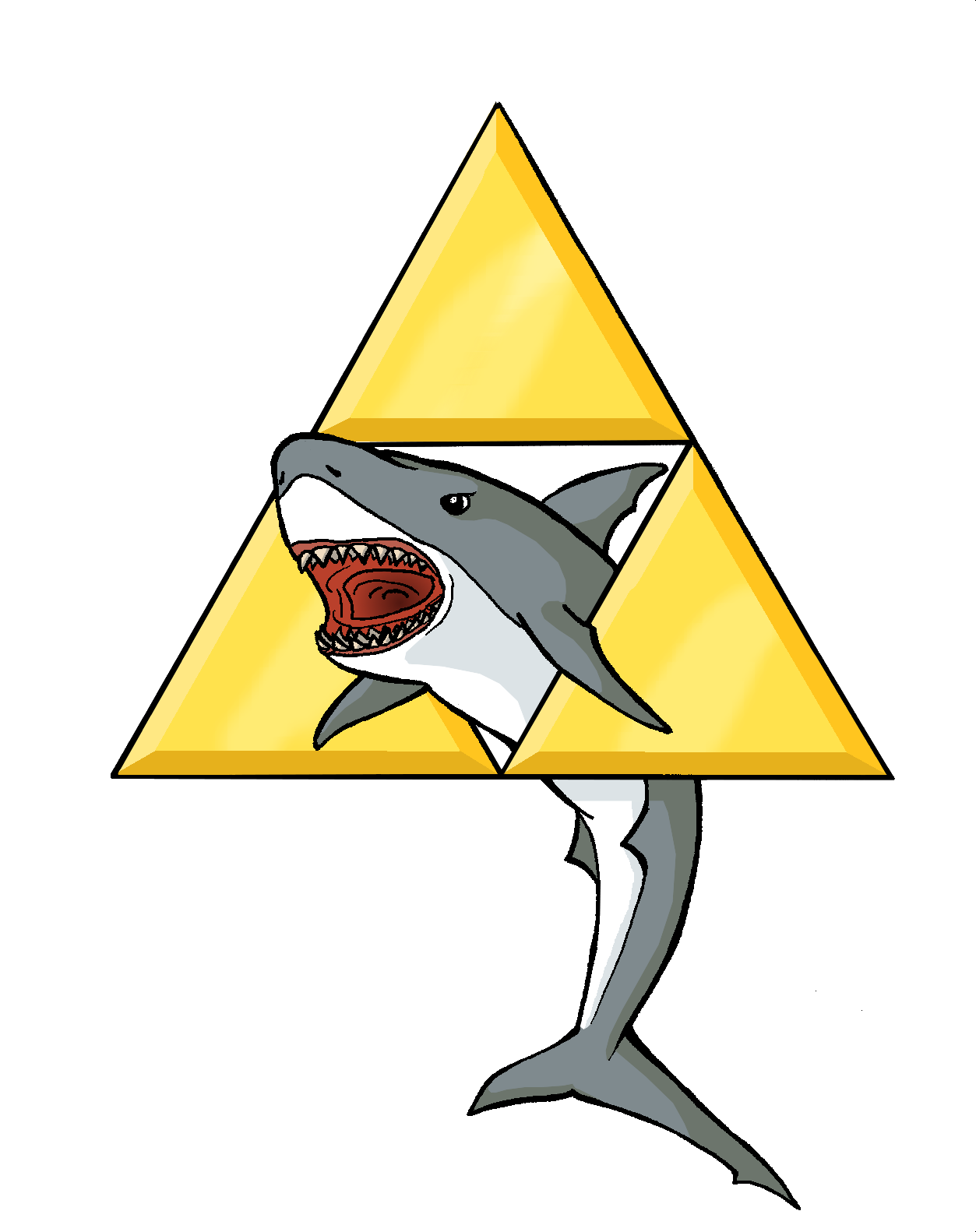 Triforce Shark (colored)