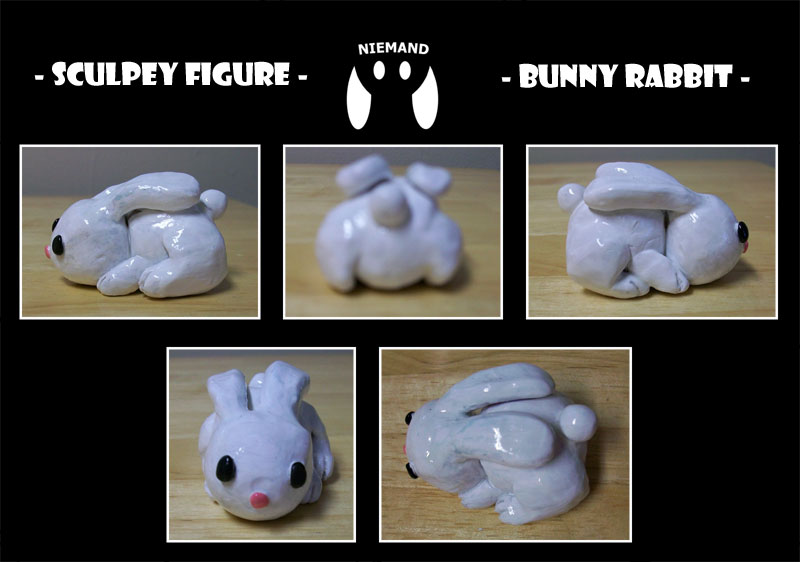 bunny mini figurine