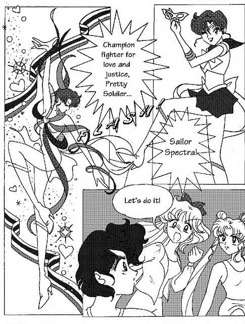 Sailor Moon/Eiffel 65 Crossover Comic Sample Page 2