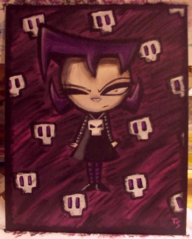 'Gaz' Painting (from 'Invader Zim')