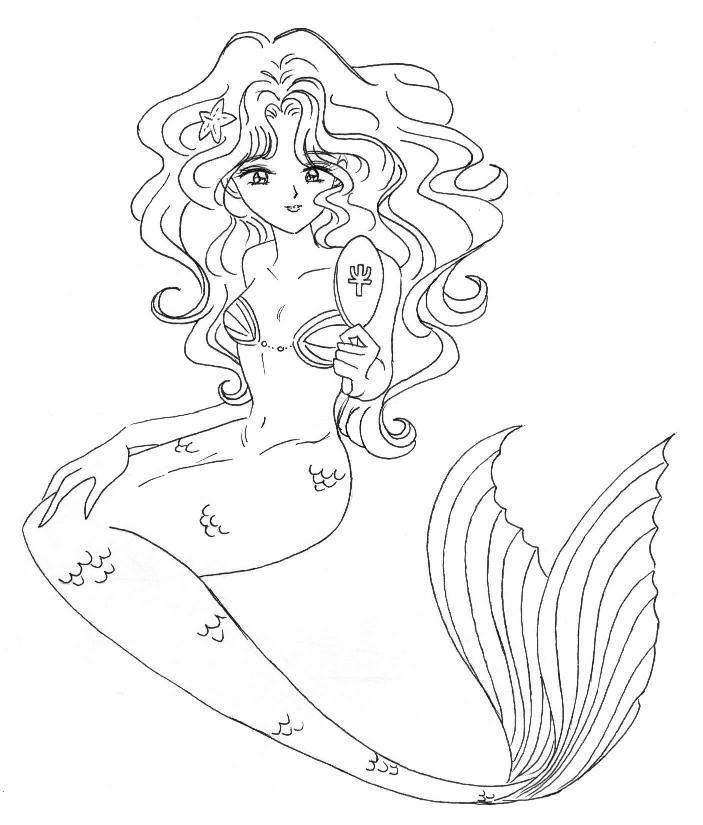 Michiru as a Mermaid
