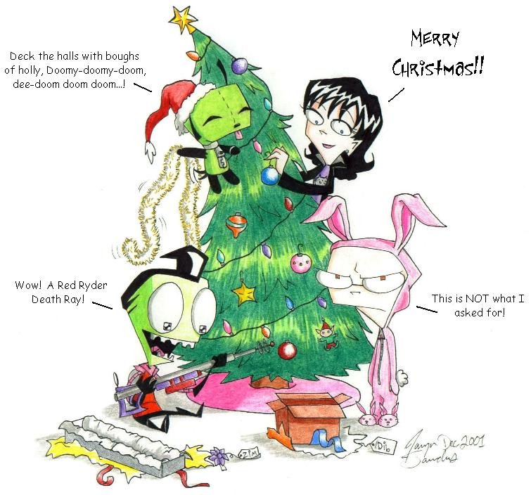 Invader Zim Christmas Picture