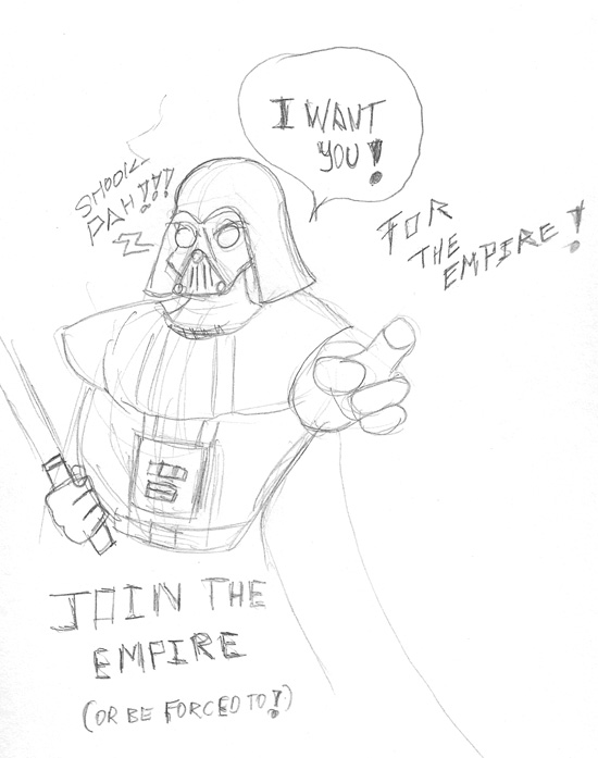 Darth Vader wants you!