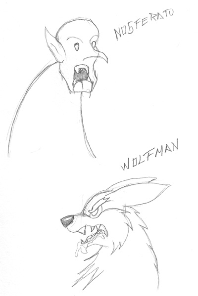 Nosferatu and Wolfman
