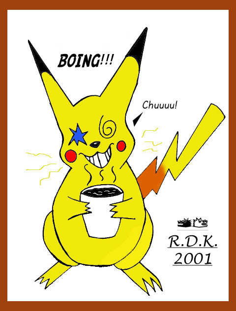 Caffeine Fueled Pikachu