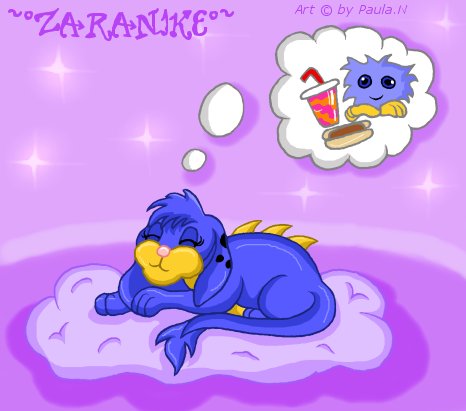 Zaranike the Zafara as a baby