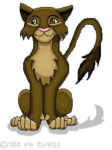Nala-the-lioness as a cat