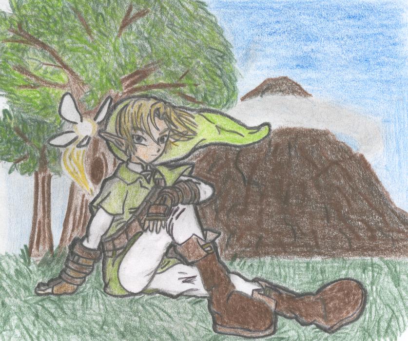 Link relaxes (and looks good doin' it)