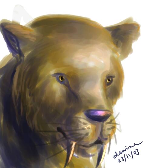 Portrait of a Sabre-Tooth
