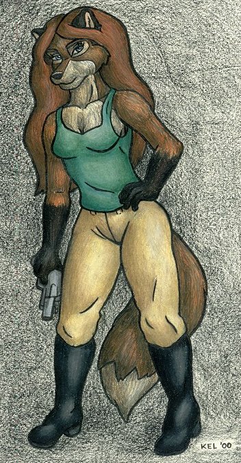 Katarina with a gun