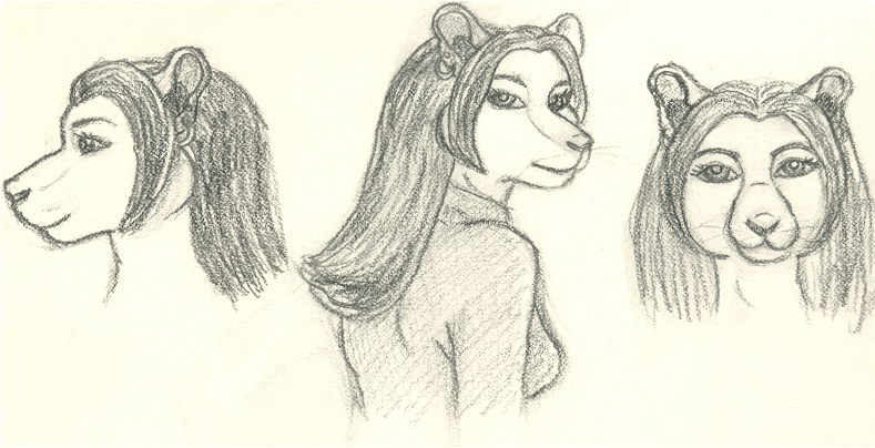 Femme rat sketches