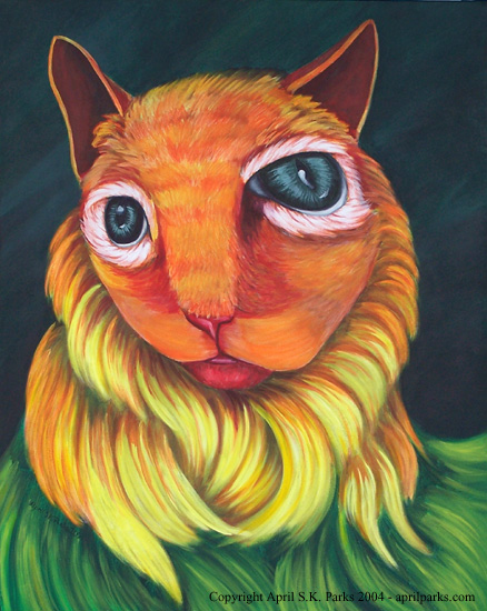 The Regal Parrot Cat