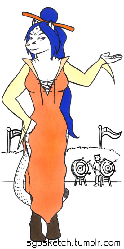 SGP Sketch #311: Fancy Dress Time Sue