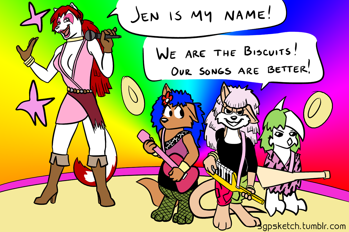 SGP Sketch #299: Jen and the Biscuits
