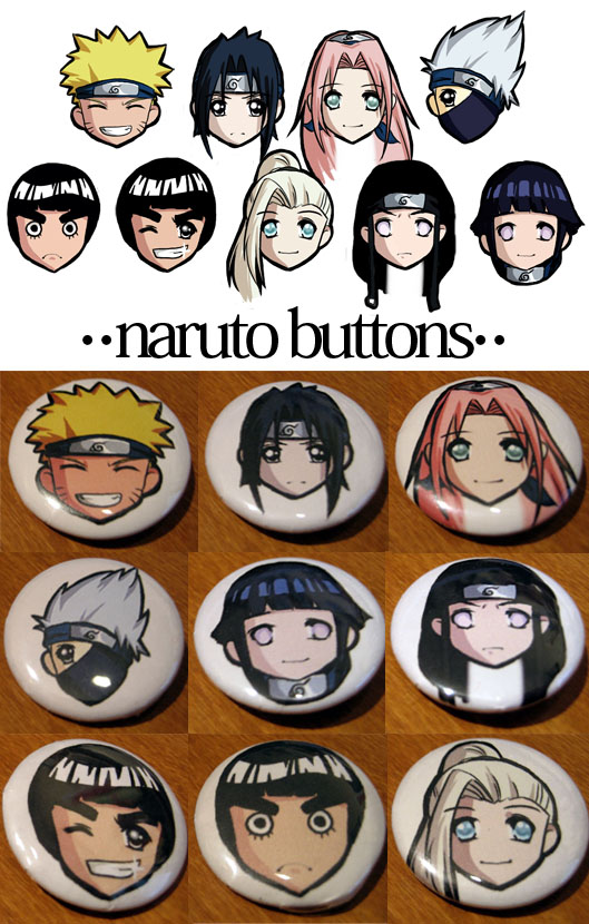 Naruto - Buttons