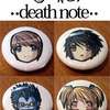 Death Note - Buttons