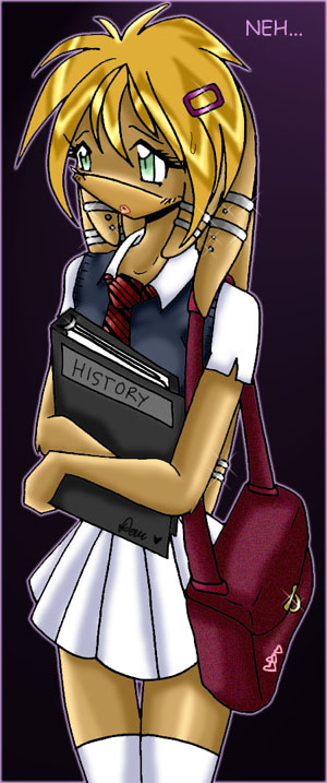 Devi as a schoolgirl ;)