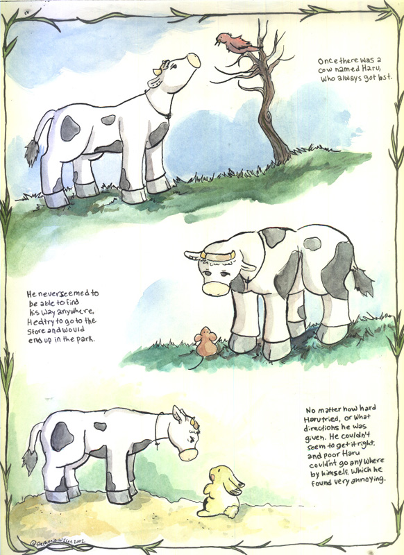 The story of Haru the cow
