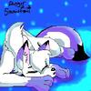Snowtail..asleep...shhhh!!
