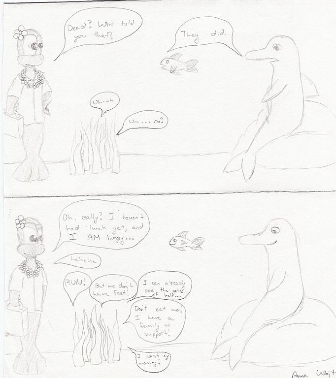 the very first Mandee cartoon (redone cuz i lost the original ;_;).. page II