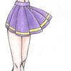 Nuri-chan in a Purple Fuku