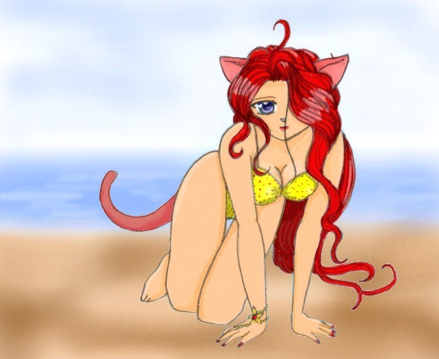 Beach Kitty
