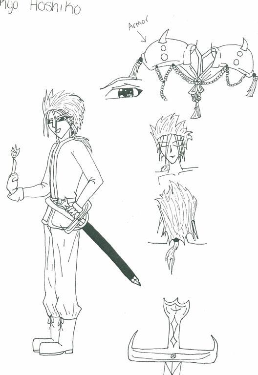 Ryu character Sketches