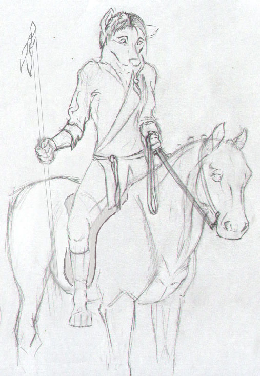 Rider and his horse