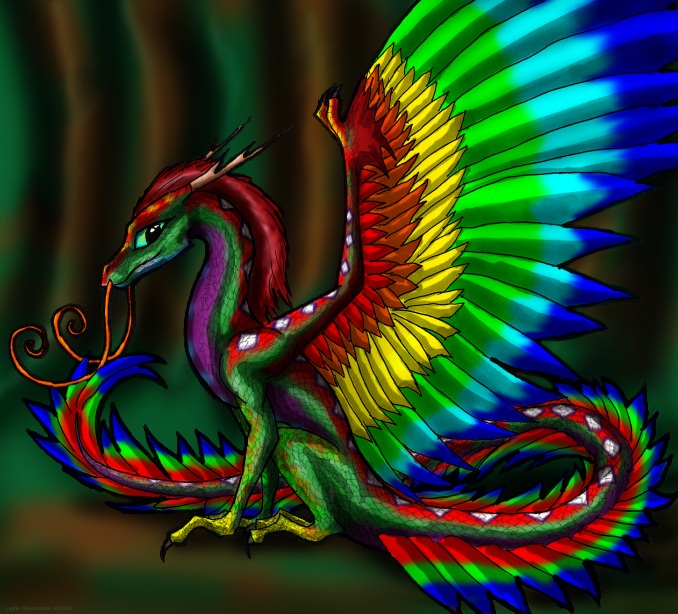 Alynna the Rainbow Dragon