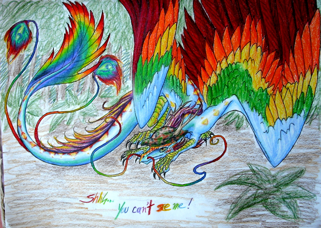 Rainbow Dragon Camoflauge