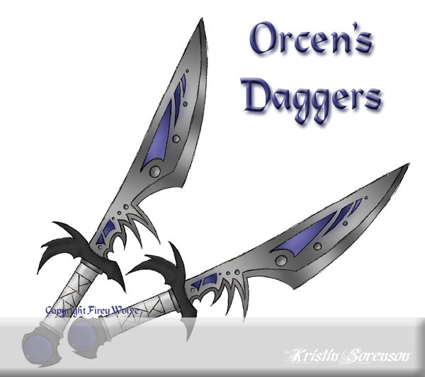 Orccy's weapons. . .