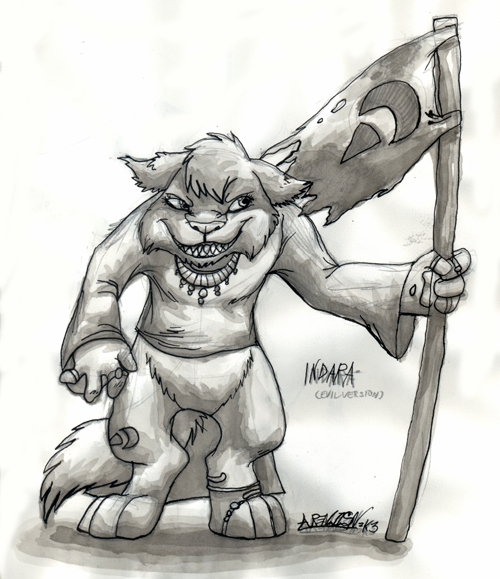 Indara the Wocky- Ink